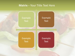 Lunch Barbecue Appetising PowerPoint Template