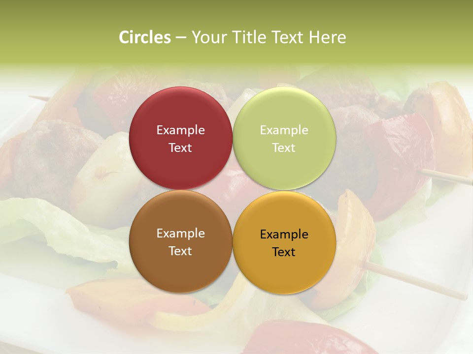 Lunch Barbecue Appetising PowerPoint Template