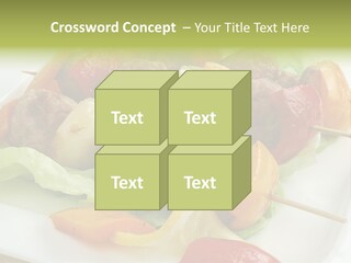 Lunch Barbecue Appetising PowerPoint Template