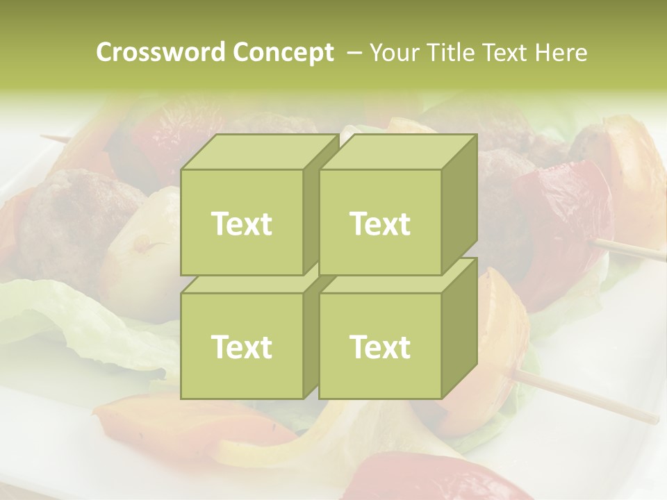 Lunch Barbecue Appetising PowerPoint Template