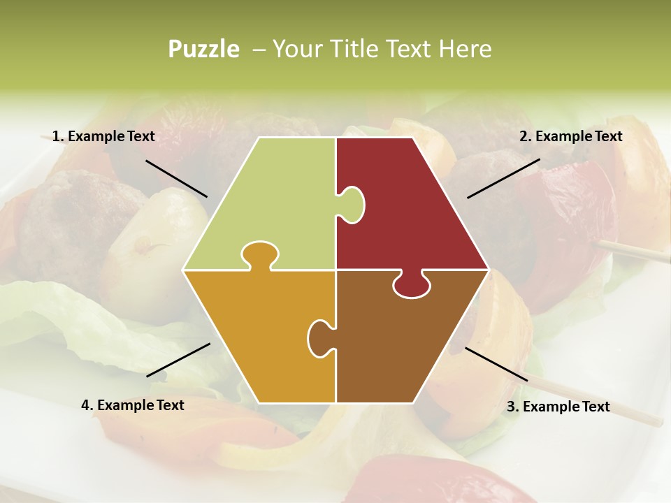 Lunch Barbecue Appetising PowerPoint Template