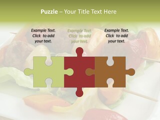 Lunch Barbecue Appetising PowerPoint Template