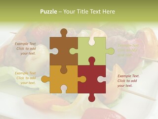 Lunch Barbecue Appetising PowerPoint Template