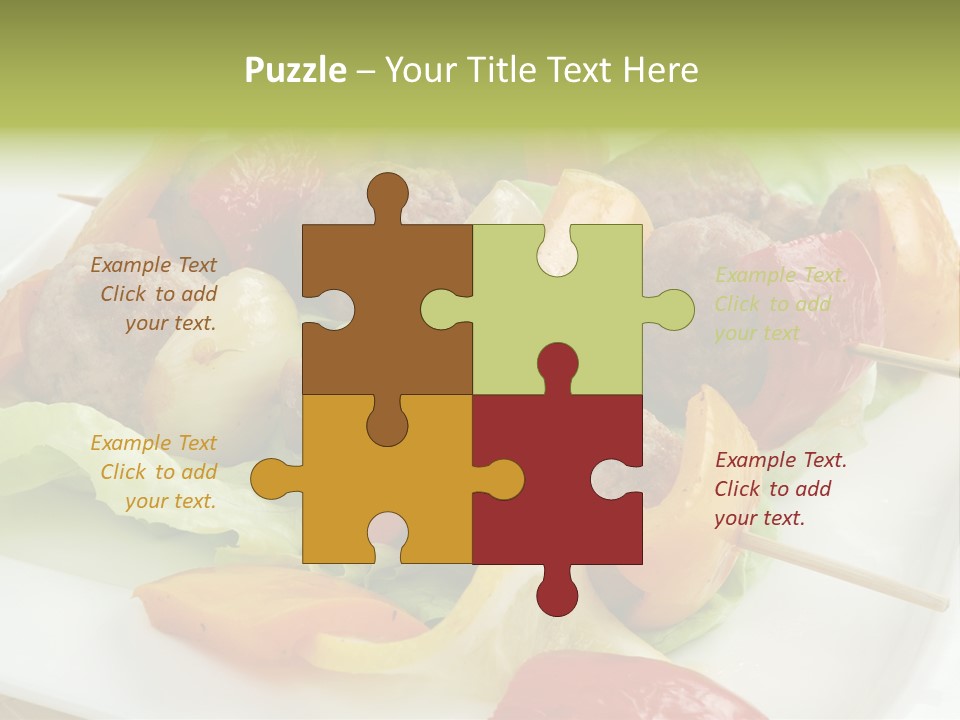 Lunch Barbecue Appetising PowerPoint Template