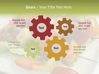 Lunch Barbecue Appetising PowerPoint Template