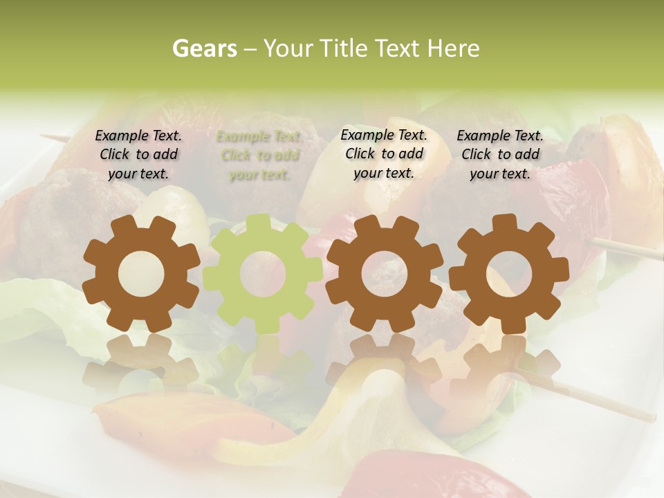 Lunch Barbecue Appetising PowerPoint Template