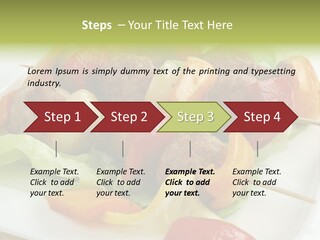Lunch Barbecue Appetising PowerPoint Template