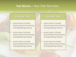Lunch Barbecue Appetising PowerPoint Template