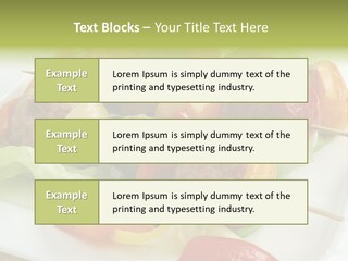 Lunch Barbecue Appetising PowerPoint Template