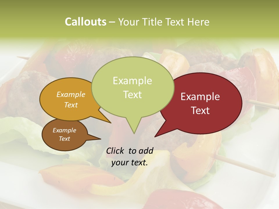 Lunch Barbecue Appetising PowerPoint Template