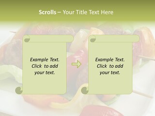 Lunch Barbecue Appetising PowerPoint Template