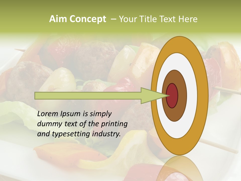 Lunch Barbecue Appetising PowerPoint Template