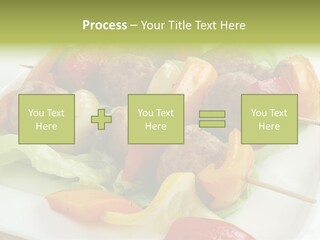 Lunch Barbecue Appetising PowerPoint Template