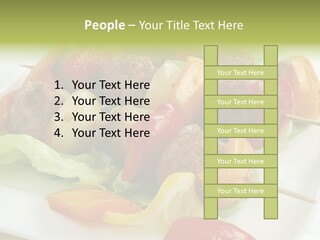 Lunch Barbecue Appetising PowerPoint Template