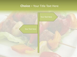 Lunch Barbecue Appetising PowerPoint Template