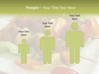 Lunch Barbecue Appetising PowerPoint Template