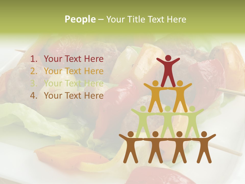 Lunch Barbecue Appetising PowerPoint Template