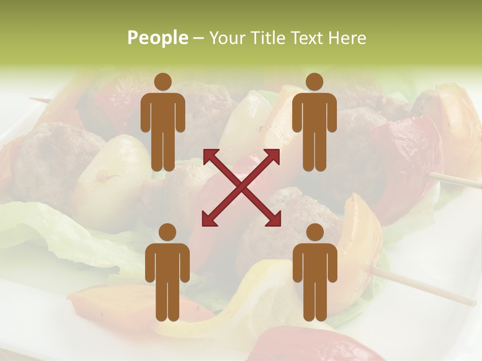 Lunch Barbecue Appetising PowerPoint Template