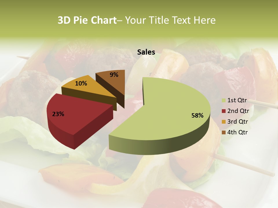 Lunch Barbecue Appetising PowerPoint Template