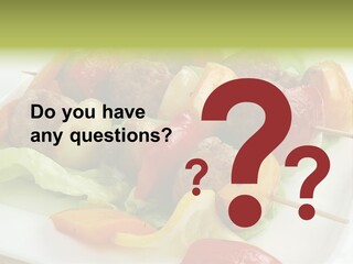 Lunch Barbecue Appetising PowerPoint Template