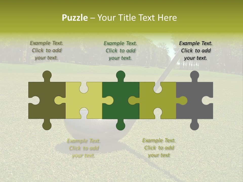 Traditional Floral Green PowerPoint Template