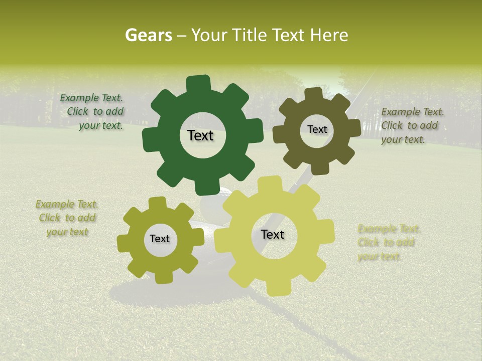 Traditional Floral Green PowerPoint Template