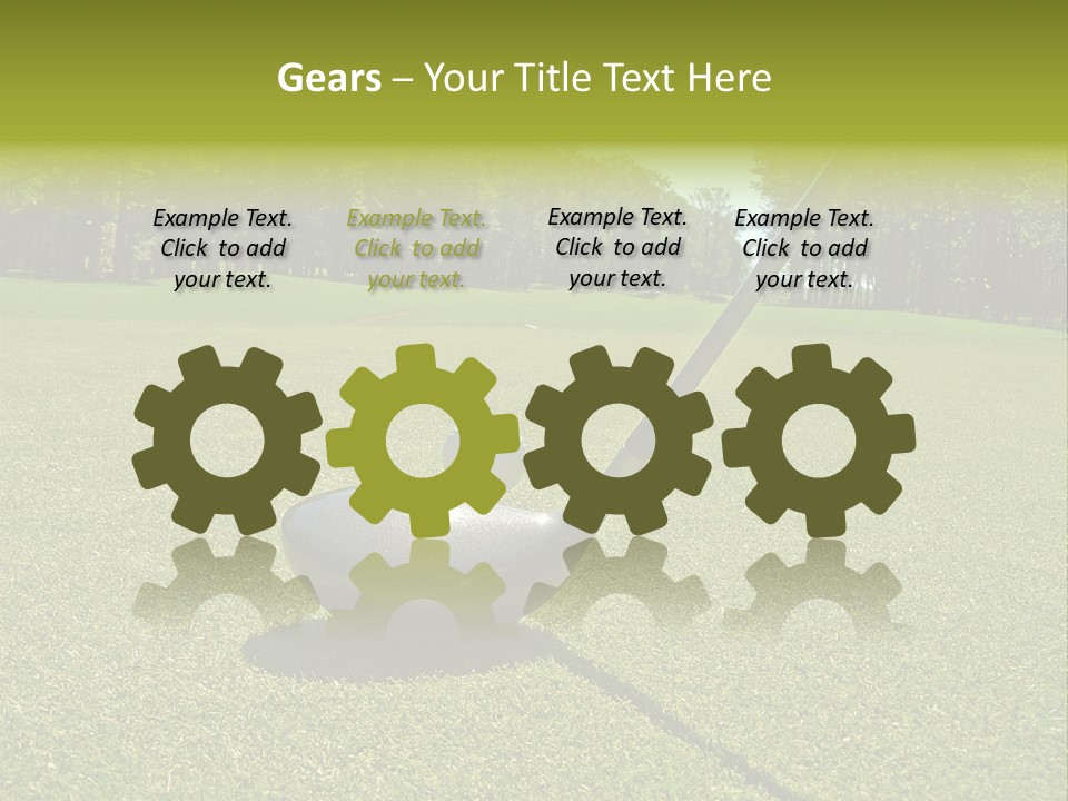 Traditional Floral Green PowerPoint Template