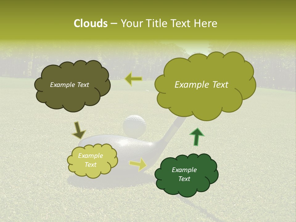 Traditional Floral Green PowerPoint Template