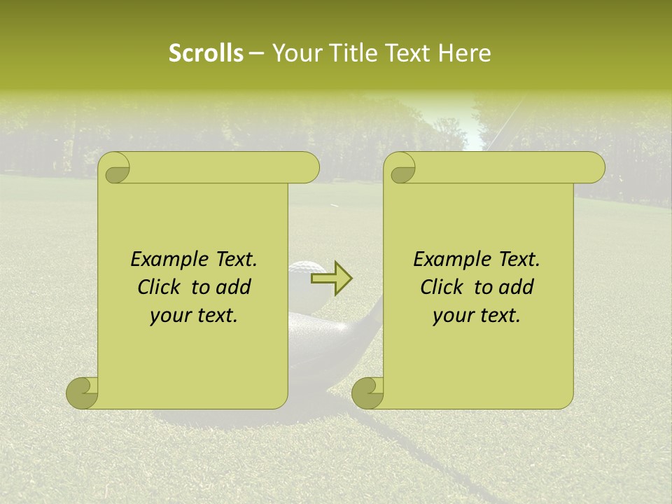 Traditional Floral Green PowerPoint Template