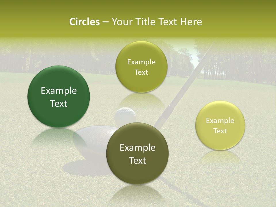 Traditional Floral Green PowerPoint Template