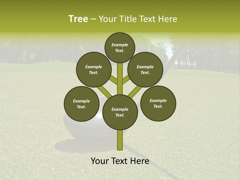 Traditional Floral Green PowerPoint Template