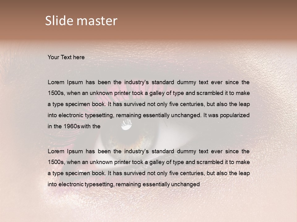 Young Eye Bright PowerPoint Template