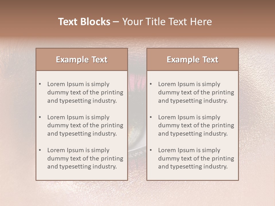 Young Eye Bright PowerPoint Template