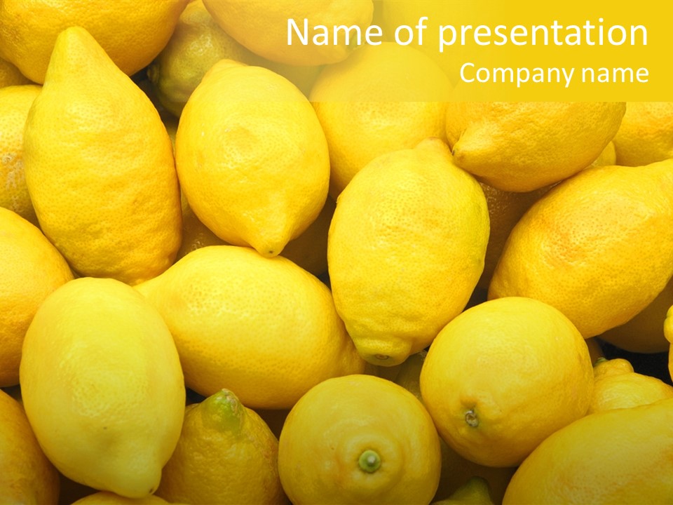 Vibrant Color Ripe Freshness PowerPoint Template