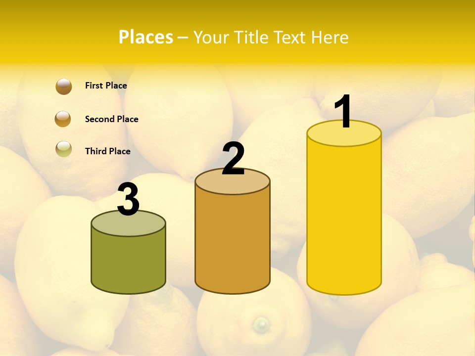 Vibrant Color Ripe Freshness PowerPoint Template