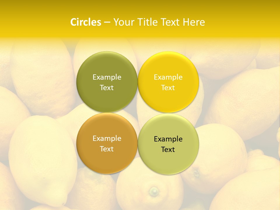 Vibrant Color Ripe Freshness PowerPoint Template