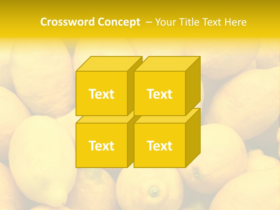 Vibrant Color Ripe Freshness PowerPoint Template