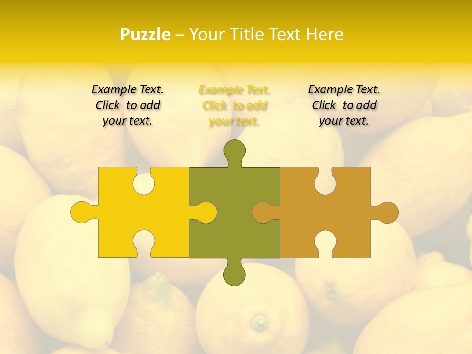 Vibrant Color Ripe Freshness PowerPoint Template