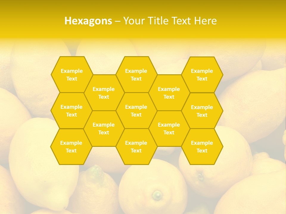 Vibrant Color Ripe Freshness PowerPoint Template