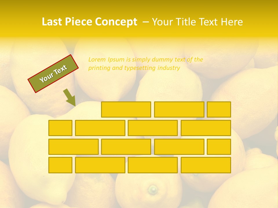 Vibrant Color Ripe Freshness PowerPoint Template