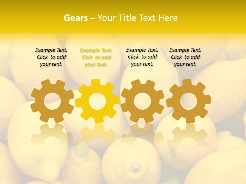 Vibrant Color Ripe Freshness PowerPoint Template