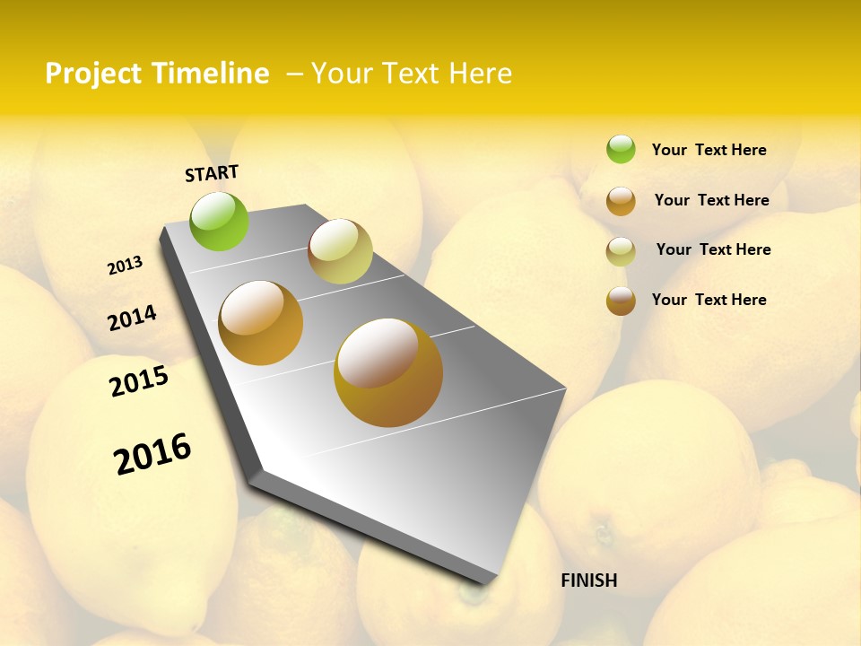 Vibrant Color Ripe Freshness PowerPoint Template