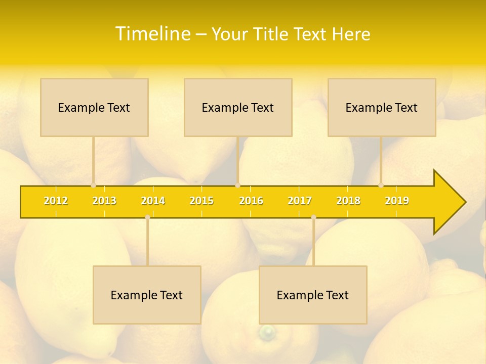 Vibrant Color Ripe Freshness PowerPoint Template