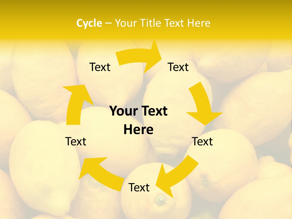Vibrant Color Ripe Freshness PowerPoint Template