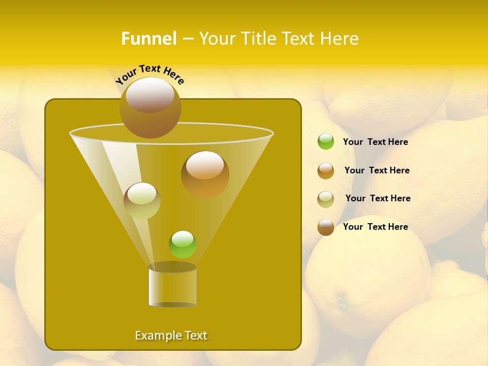 Vibrant Color Ripe Freshness PowerPoint Template