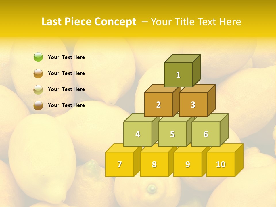 Vibrant Color Ripe Freshness PowerPoint Template