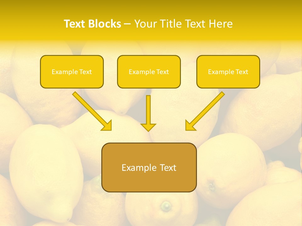 Vibrant Color Ripe Freshness PowerPoint Template