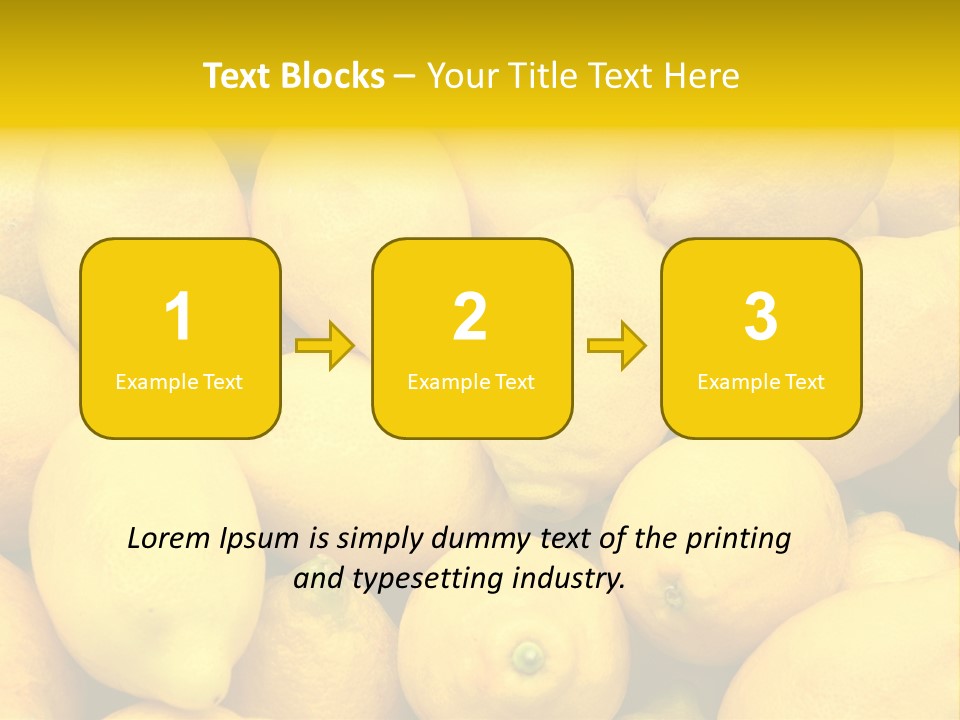 Vibrant Color Ripe Freshness PowerPoint Template