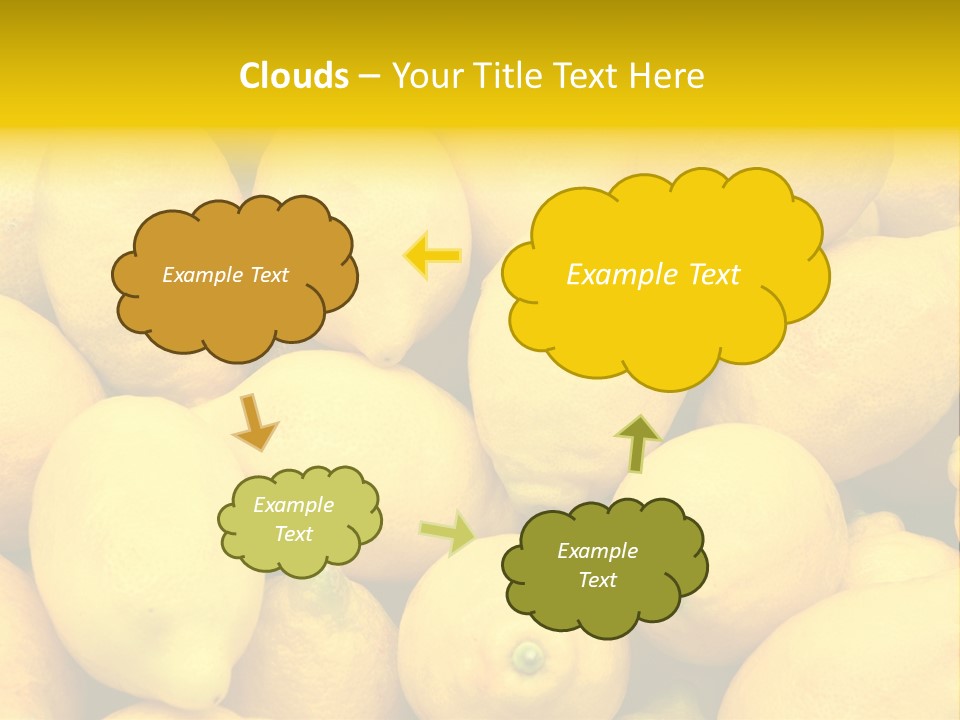 Vibrant Color Ripe Freshness PowerPoint Template