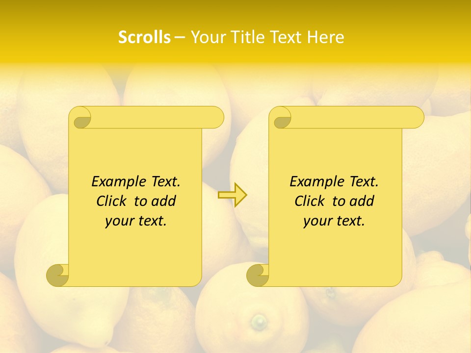 Vibrant Color Ripe Freshness PowerPoint Template